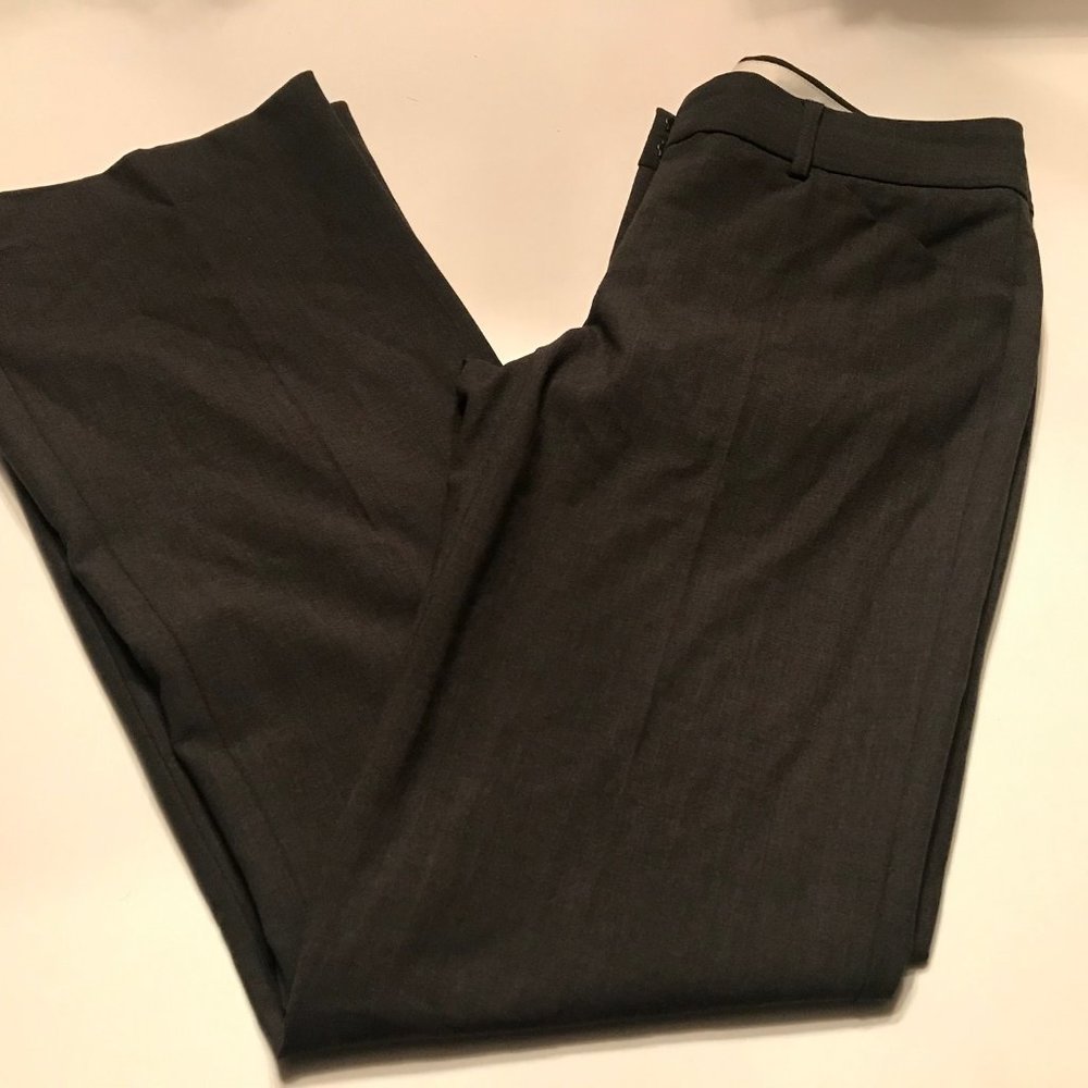 Theory wool charcoal gray professional pants 4